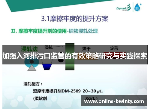 加强入河排污口监管的有效策略研究与实践探索